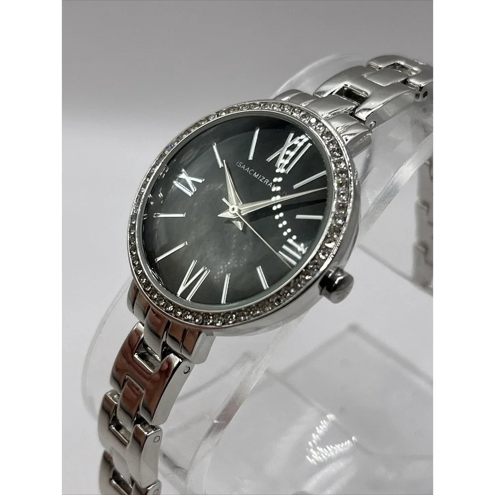 Isaac Mizrahi Live Women's Quartz Watch Rhinestone Bezel IMZ673-‎ New Battery